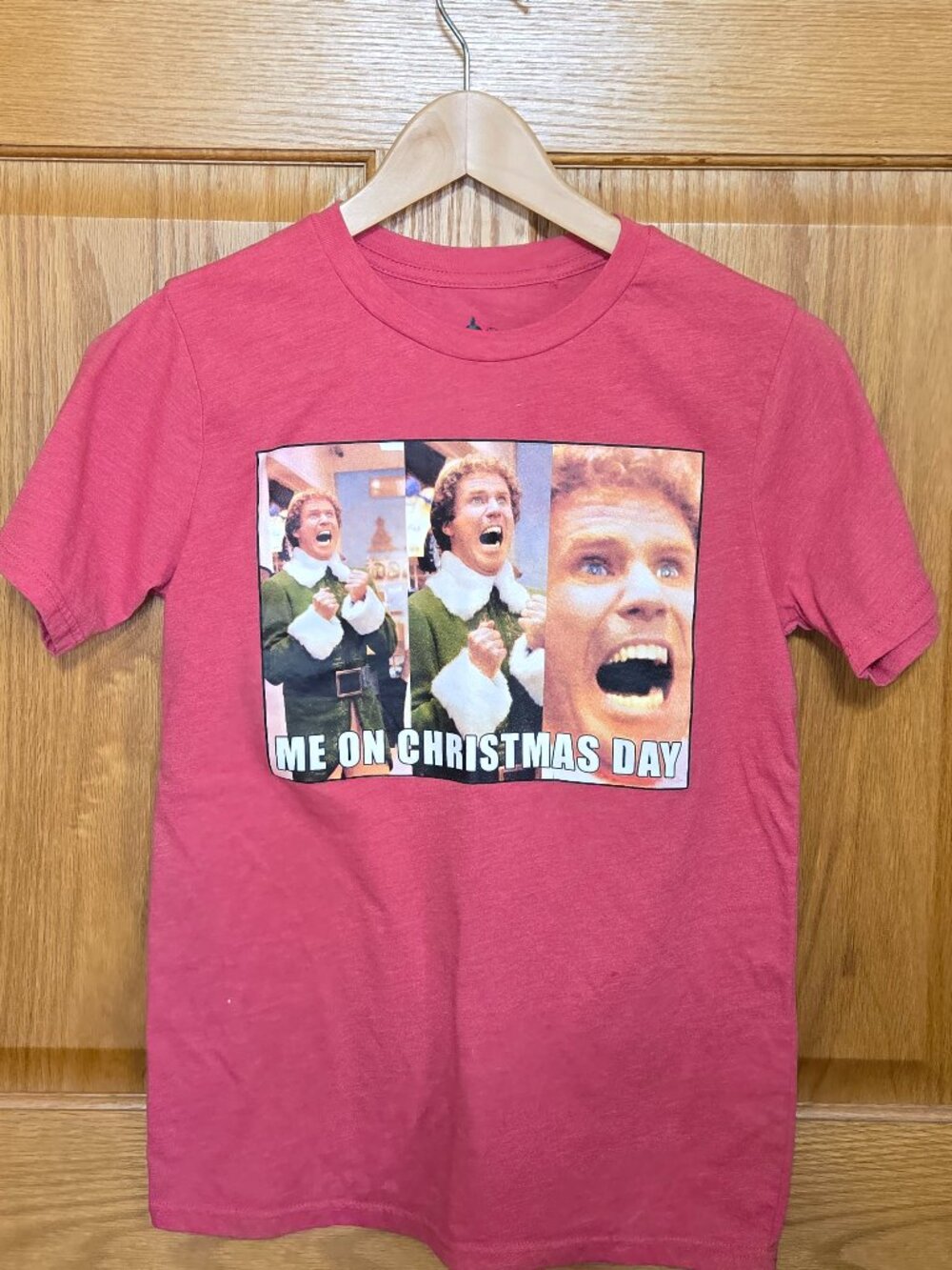 Elf movie tshirt size XL 14 red shirt